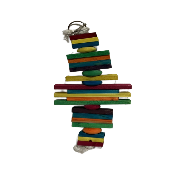 اسباب بازی طوطی چوبی